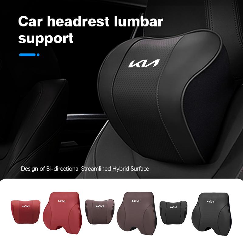 For KIA High-end Car Headrest Waist Pillow Lumbar Support Cushion Cerato Soul Venga Forte Spectra Sedona Niro Cadenza MS4