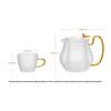 Corning Dragon Scale Heat-Resistant Glass Tea Set