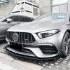 For 2019-2023 Mercedes Benz A Class W177 A45 A45S AMG Car Front Bumper Lip Lower Blade Auto Spoiler Splitter Body Kits Tuning