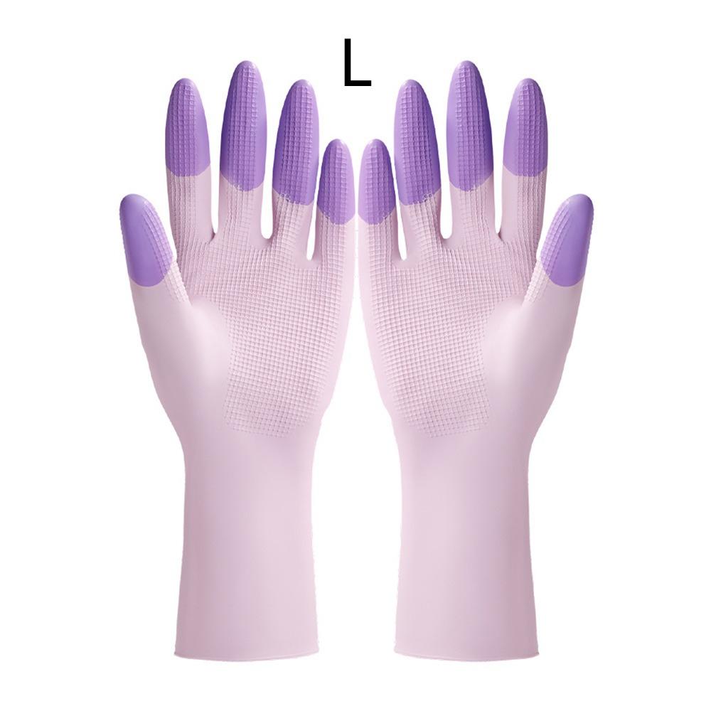 Утолщенные манжеты Перчатки для мытья посуды Удлиненные перчатки для домашней работы Подарки Резиновые латексные перчатки