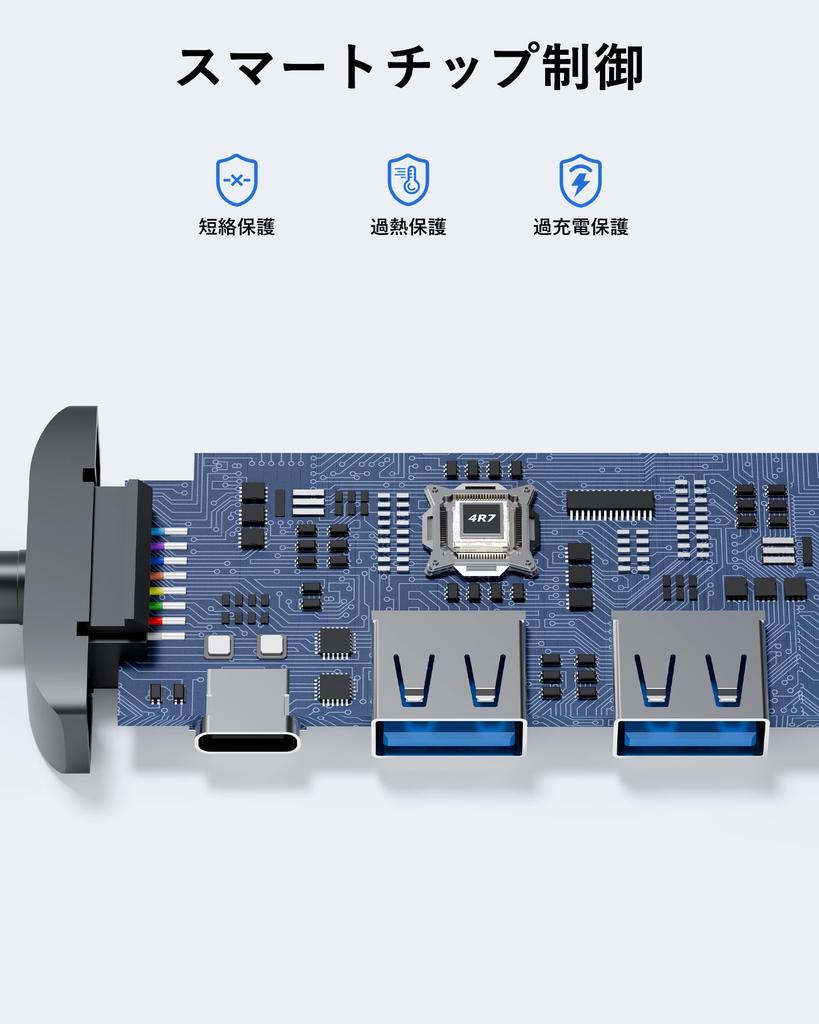 Док-станция BAOZEE с двойным USB 4, поддержка USB 100W PD для MacBook, iPad и Windows, передача данных 5 Гбит/с, внешний монитор и зарядка, 7-в-1 USB-C HDMI,
