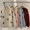 Sweater for Women Autumn Winter Thickened Pullover Warm Knitted Stretchy Long Sleeve Oversize Jumper Tops