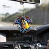 Elemental Dragon Christmas Ornament 2D Acrylic Dragon Pendant Car Interior Tree Hanging Decoration Gift for Dragon Lovers