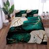Japanese Crane Duvet Cover Set King Queen Double Full Twin Single Size Bed Linen Set