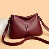 Women's Bag New Soft Leather Large-capacity Medium Mother Bag Atmospheric Shoulder Bag Fashionable and Simple Messenger Bag