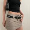 American Retro Belt Women'S 2024 Rivet Punk Style Belt Versatile With Jeans Belt Personalized Y2K Black