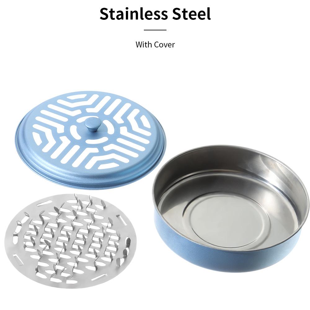 Стойка из сандалового дерева, репеллентная пластина для благовоний с крышкой, держатель спирали от комаров, металлический поднос, защита от комаров, полезный домашний отель, прочный Porta