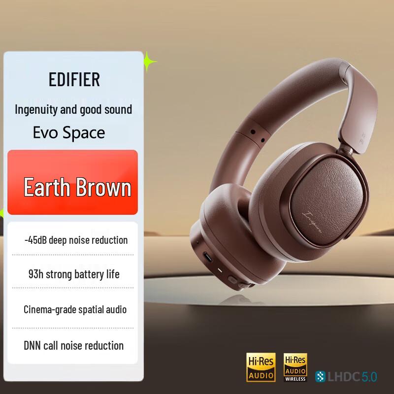 Edifier Evo Space Active Noise Cancelling Bluetooth Headphones