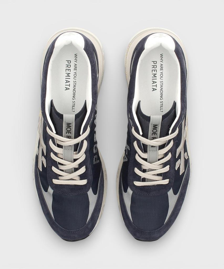 Premiata [26Ss][Moerun] Blue Men'S Moerun Sneakers