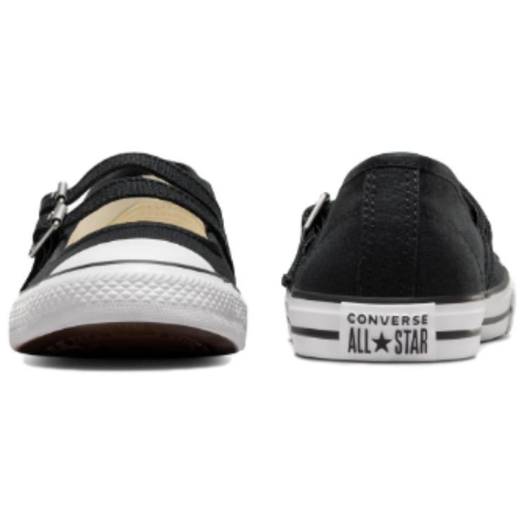 Converse Кеды Chuck Taylor All Star Модные Универсальные Низкие Холщовые Женские Черные A11551C