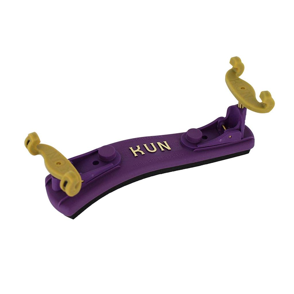 KUN Violin Shoulder Rest Collapsible Mini Purple 1/4-1/16
