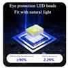 LED Crystal Lamp Super Bright 3 Color E27 Screw Bulb Home Living Room Eye Protection Energy-saving Lamp Bedroom Lighting