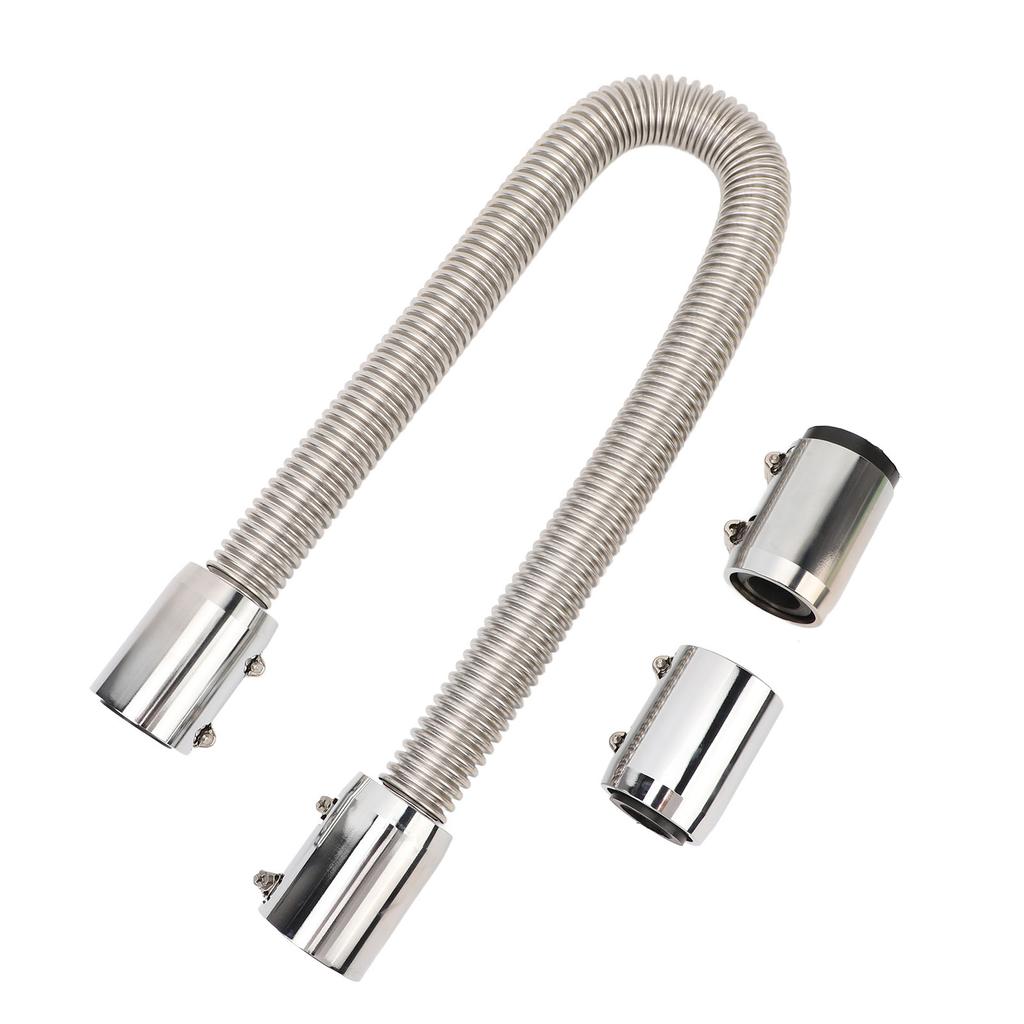 Coolant Radiator Hose 36in Flexible Stainless Steel Water Hose Kit for 1 14in 1 12in 1 34in 1