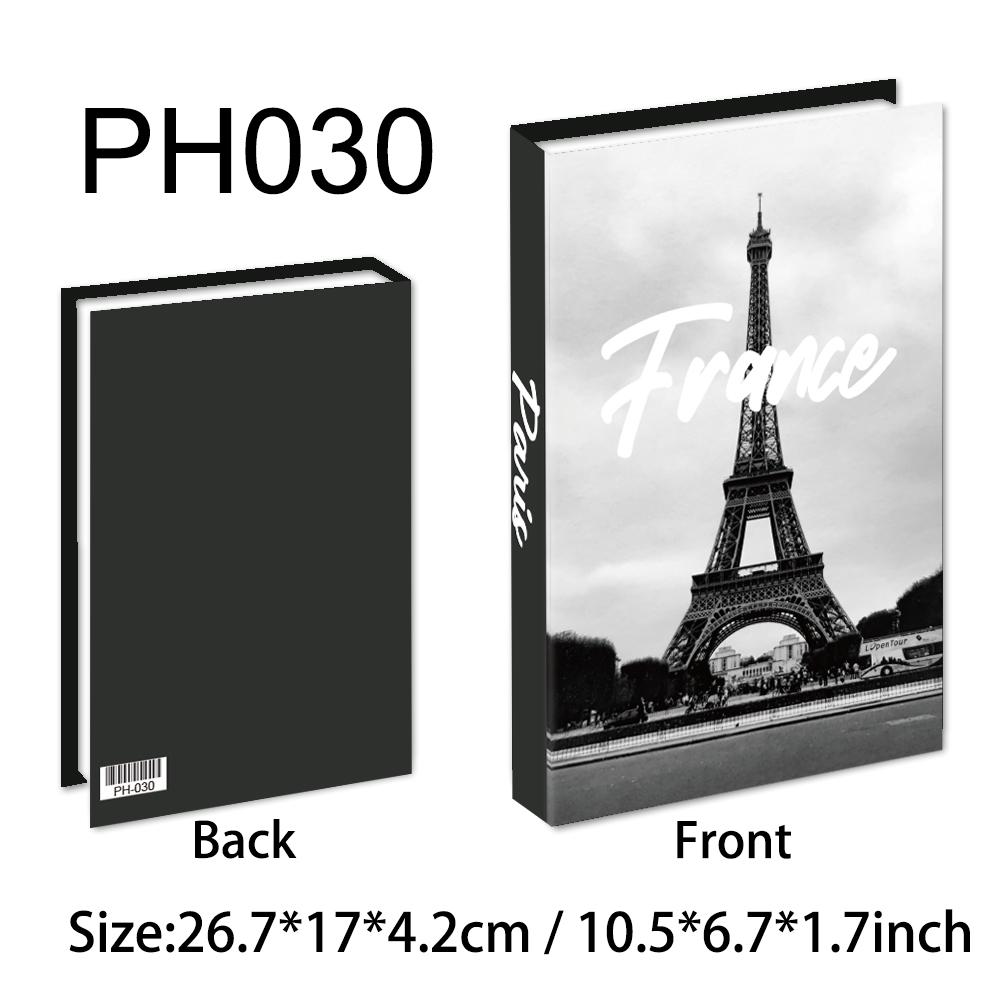 New York Paris London Series Luxury Fake Book Decoration Remote Control Storage Box Fashion Coffee Table Decoration Accessories