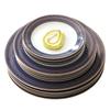Fine Bone China Dinner Plates Sets, Light Luxury Tableware Stripe Pattern Gilt Edged Porcelain Dinnerware Round Set of 6