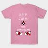Футболка женская Keep Calm And ...Use Sharingan Harajuku Print Kawaii футболка летняя с коротким рукавом женская футболка топ футболка