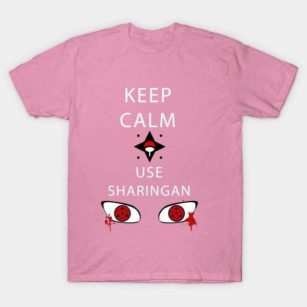 Футболка женская Keep Calm And ...Use Sharingan Harajuku Print Kawaii футболка летняя с коротким рукавом женская футболка топ футболка