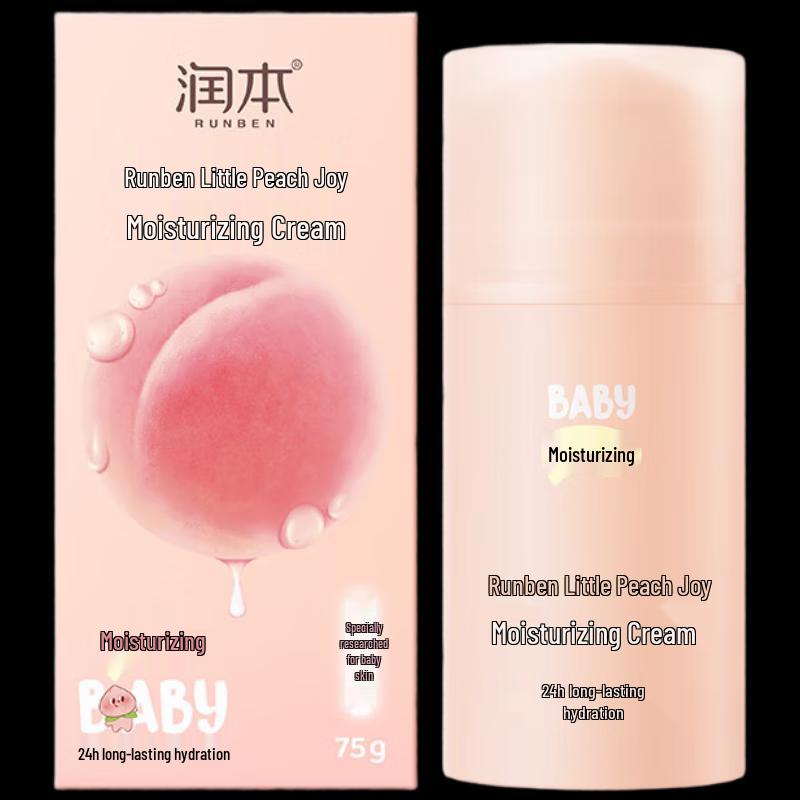 Runben Little Peach Joy Увлажняющий крем для лица для младенцев и детей