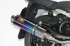 22Racing Ti AXIS Z датчик совместимый AXIS Z Мотоциклетная выхлопная система Реализует титановый синий цвет Полный комплект выхлопной системы Пользовательская замена Послепродажная