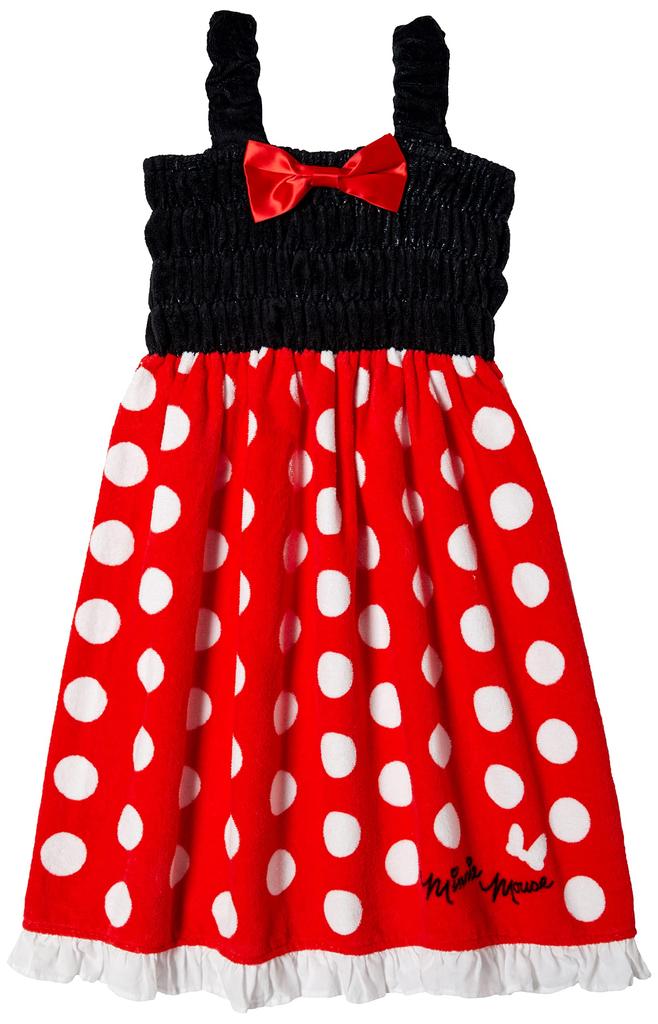 Marushin Disney Minnie Mouse Wrap Perfect for Birthday Cotton Height Suitable for Swimming and the Product 2095009500 Children's Towel, Girls, Gift,