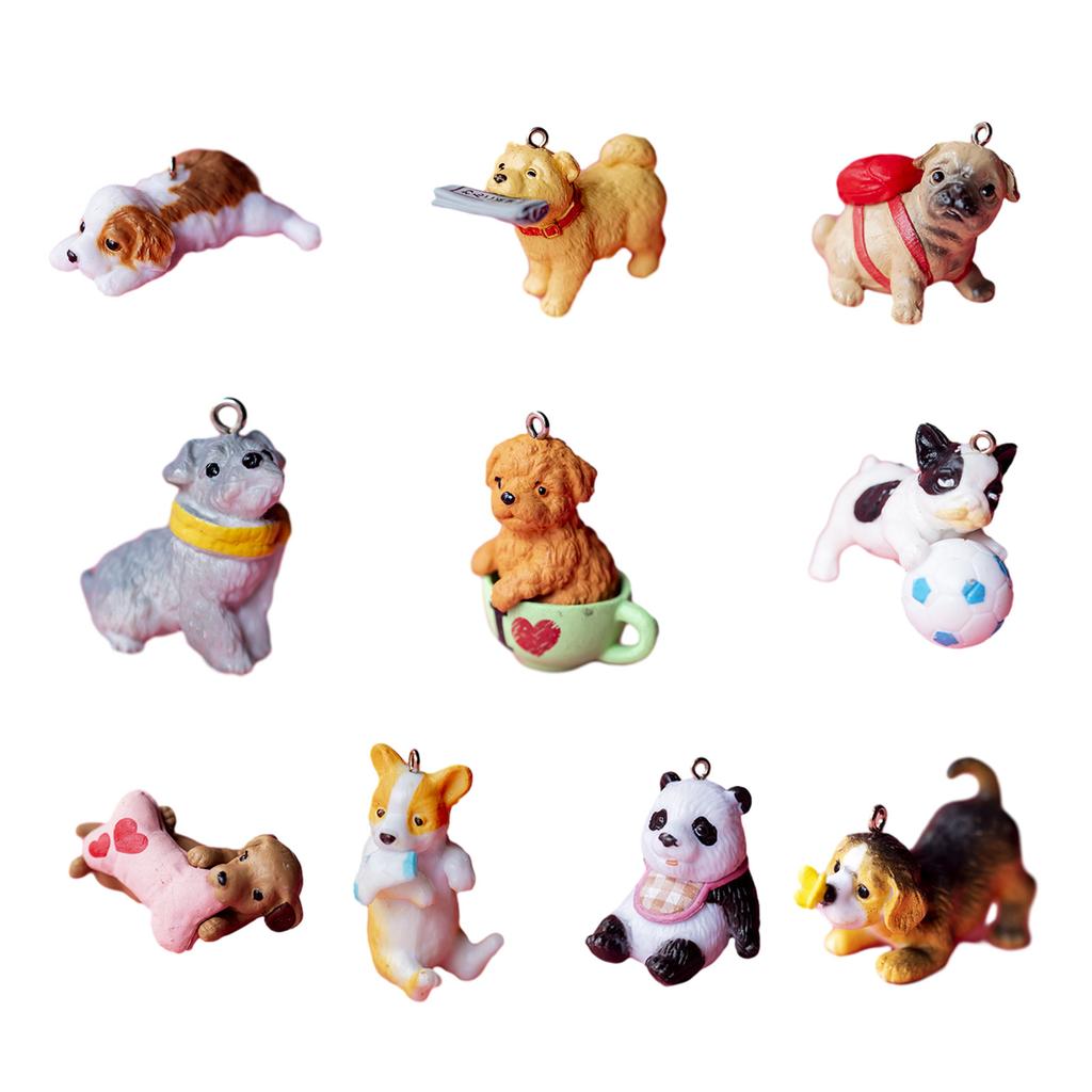 Собачьи украшения Шарм Ручная работа Аксессуары для украшений Подвеска в виде собаки ПВХ материал Подвеска в виде животного для серег Изготовление ювелирных изделий