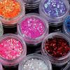 12 Colors UV Gel Acrylic DIY Glitter Decoration Nail Art Sequins Powder Set