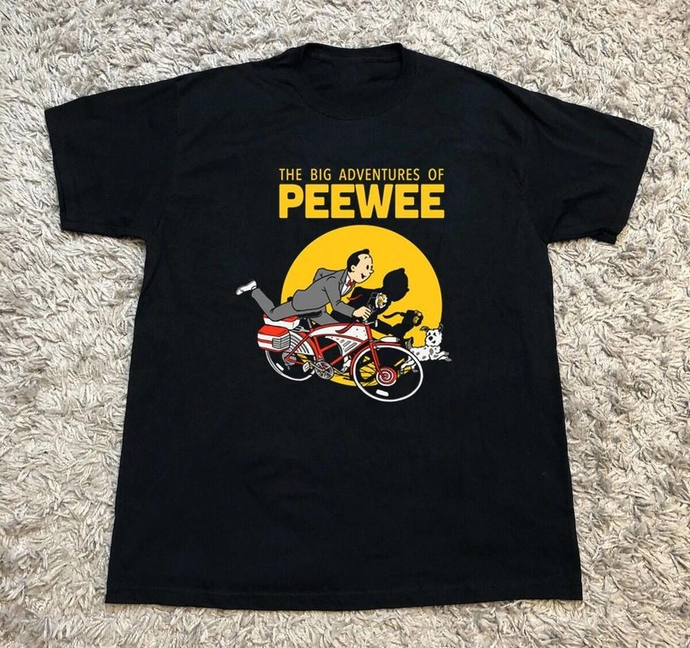 The Big Adventure Of Pee Wee Herman Shirt Gift Funny Black S-5XL AA686
