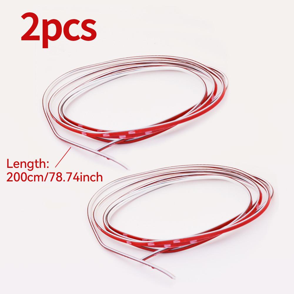 Хромированная формовочная полоса для стайлинга автомобиля 4 мм x 2 м, отделка, декоративная формовочная накладка, яркая лента, автомобильные аксессуары, сделай сам, защитная