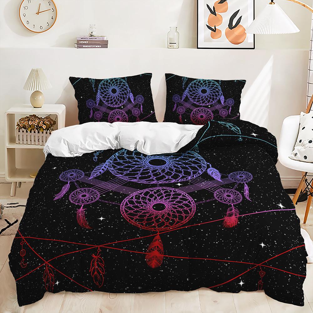 Three-Piece Dreamcatcher Animal Two-Piece Digital Printing Kit Bedding