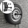 Easy Installation Wall Mount Spare Tire Bracket Heavy Duty Spare Tire Holder  For House Garage