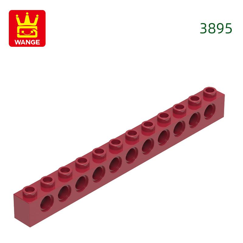 Non-Toxic 23Pcs/Lot No.3895 11 X 12 Holes Holes Long Beam Model Block Moc Color Accessories Compatible With Brick Diy Children Toys