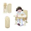 Baby Chair Table Portable Folding Low Chair Kids Chair Low Table Dining Portable Baby Seat Meal Chair Baby Kids Lightweight Durable Belt Included Baby