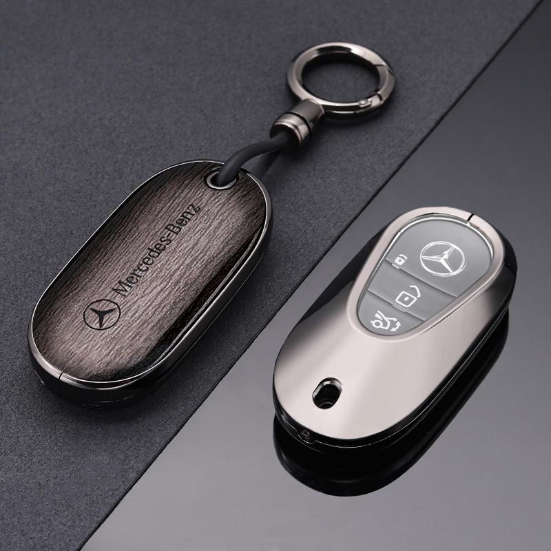 SFX1 For Mercedes Benz A B C E Class GLS GLA GLK GLC CLS CLA AMG W176 W204 W205 W212 W463 Leather Car Remote Key Case Cover Shell