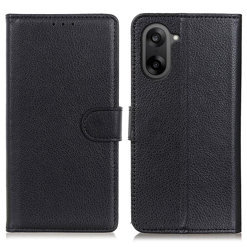 For OnePlus Nord CE5 5G Wallet Case PU Leather Phone Cover Litchi Texture