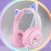 Светящаяся наголовная bluetooth-гарнитура, тяжелый бас, игровая, постепенно меняющая цвет, беспроводная bluetooth для киберспорта.