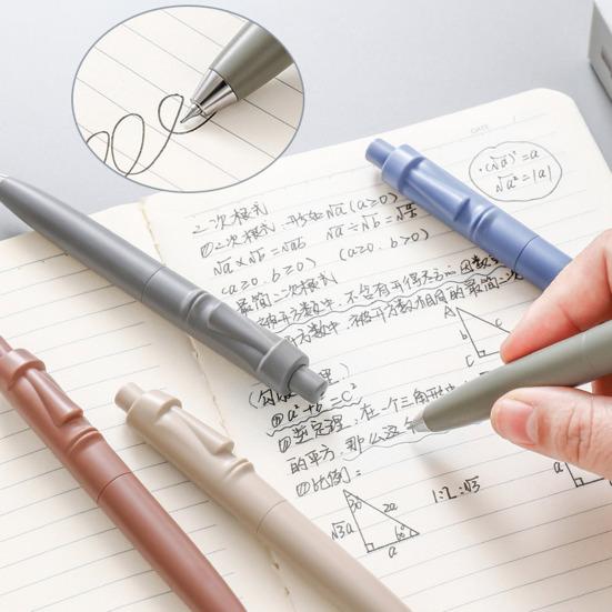 5 шт. гелевых ручек Moai Style Smooth Roller Ink Letter Pens 0,5 мм Тонкий кончик Эргономичный дизайн Удобная ручка Ручки для подписи