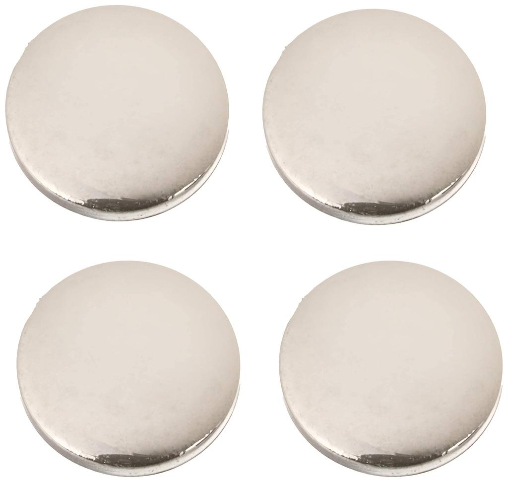 Kitaco 0900-000-80105 Крышка болта с головкой (Для АБС/М6) Общего назначения, 4 штуки, черный хром