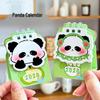2026 Cute Panda Mini Desk Calendar: Cartoon Desk Planner & Ornament