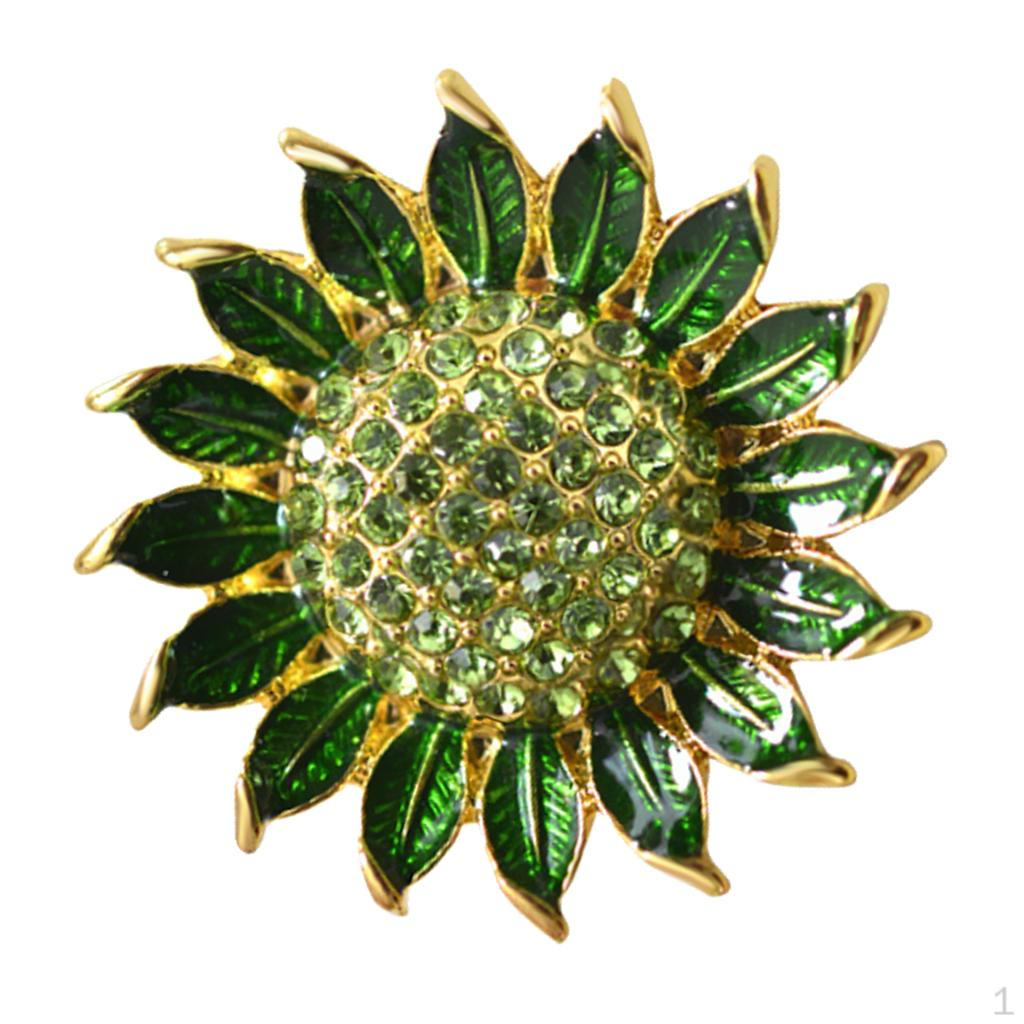 Brilliant Romantic Brooch Created Crystal Pin Gift For Women Girls