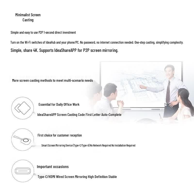 Huawei IdeaHub Board3 Base 65-inch Smart Interactive Display (CN version)