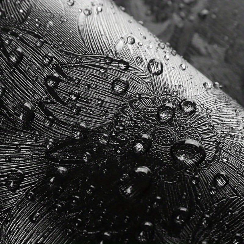 1 рулон черных обоев, текстурированные обои 17,72 дюйма x 118,1 дюйма, тисненые обои, винтажная цветочная контактная бумага, подкладка для полок в спальне, декор