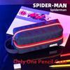 Spider Man Captain America Pencil Case With Durable Fabric For Student Office Use