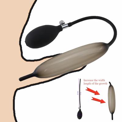 Секс-игрушки Надувная расширяющаяся пробка для пениса Уретральный катетер Дилататор Стимуляция лошадиного глаза Мужской мастурбатор Устройство для вставки пениса