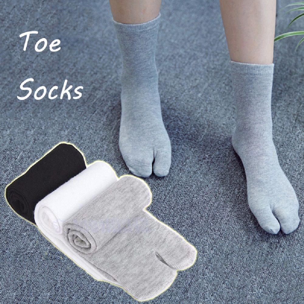Fashion 1 Pair Men Japanese Cotton Unisex Hosiery Two Fingers Socks Split Toe Socks Flip Flop