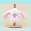 Adorable Plush Rabbit Pendant With Soft Pp Cotton Filling For Cute Bag Decoration