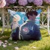 Наволочка для подушки с изображением Хикару Дид из аниме "T-The S-Summer" для дома и автомобиля, с двумя сценами.: Двусторонняя конструкция для максимального комфорта