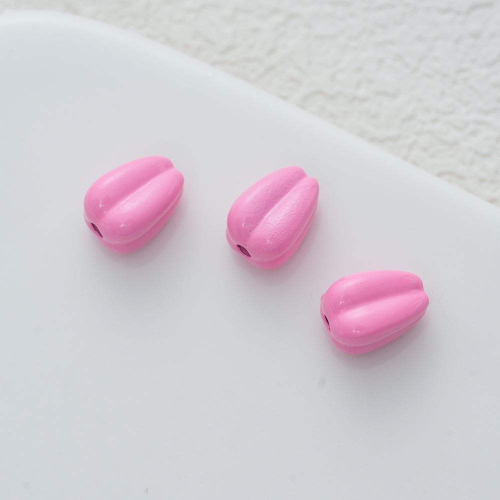 Цвет сплава Бутон Сделай сам Аксессуары Ручная работа Ювелирные изделия Разделитель бусин в виде цветка тюльпана Материал для бисерного ожерелья Цепочка для мобильного телефона