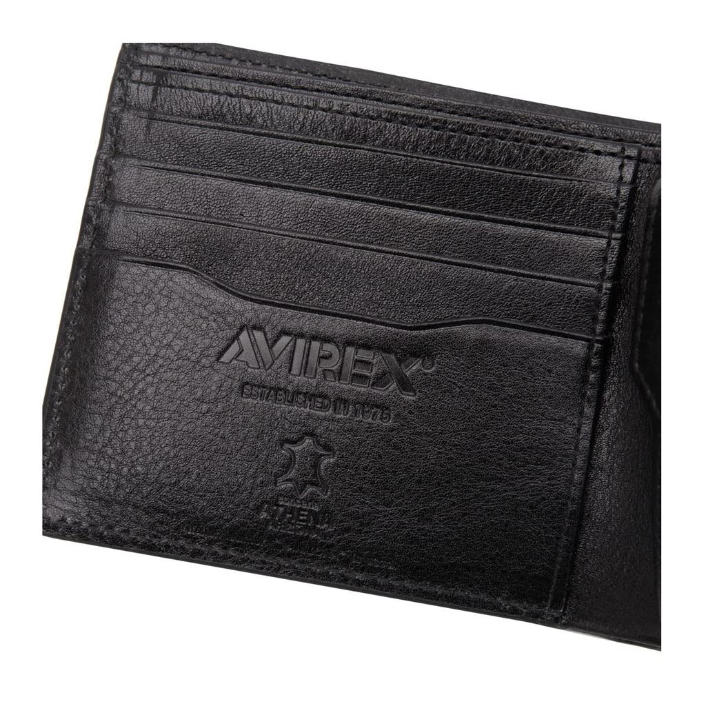 Bifold Wallet BEIDE AX9100 Genuine Leather Chocolate [Avirex] Men's [43]