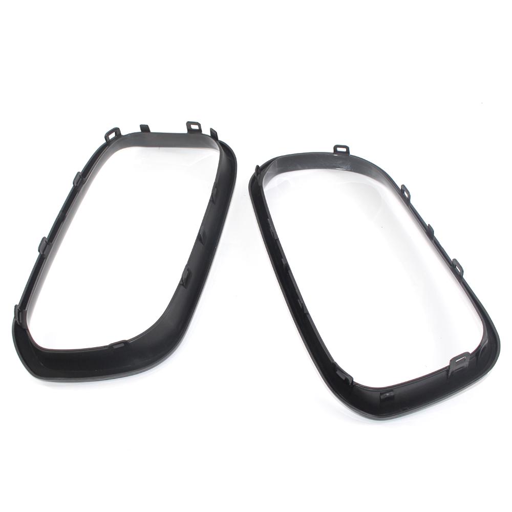 1 Pair Gloss Black Car Front Bumper Kidney Grille Frame Replacement For BMW 1 Series F20 F21 LCI 118i 120i 125i 135i