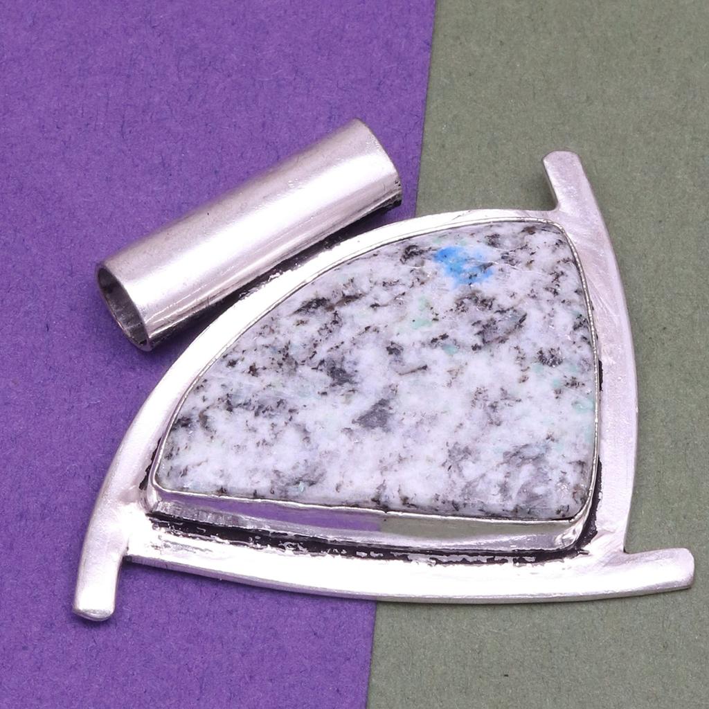 Ювелирные изделия из драгоценных камней яшмы, серебряное ожерелье ручной работы, этническая нить макраме